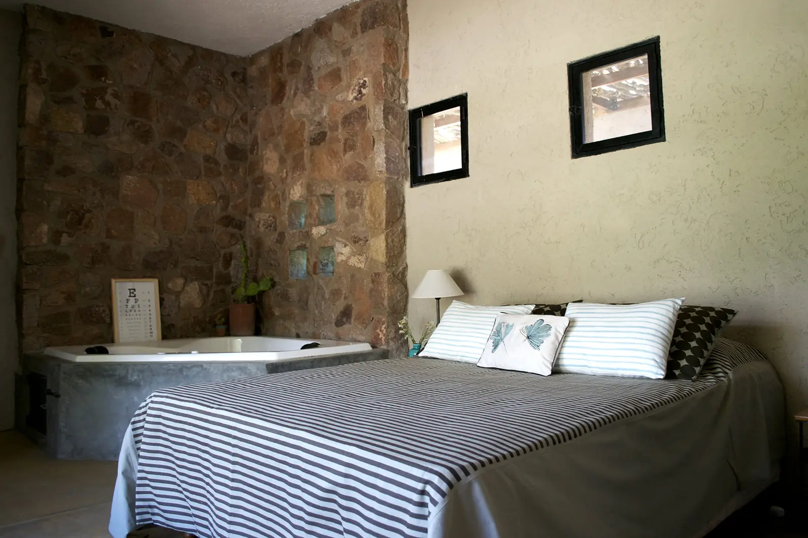 Loft con cama y jacuzzi doble