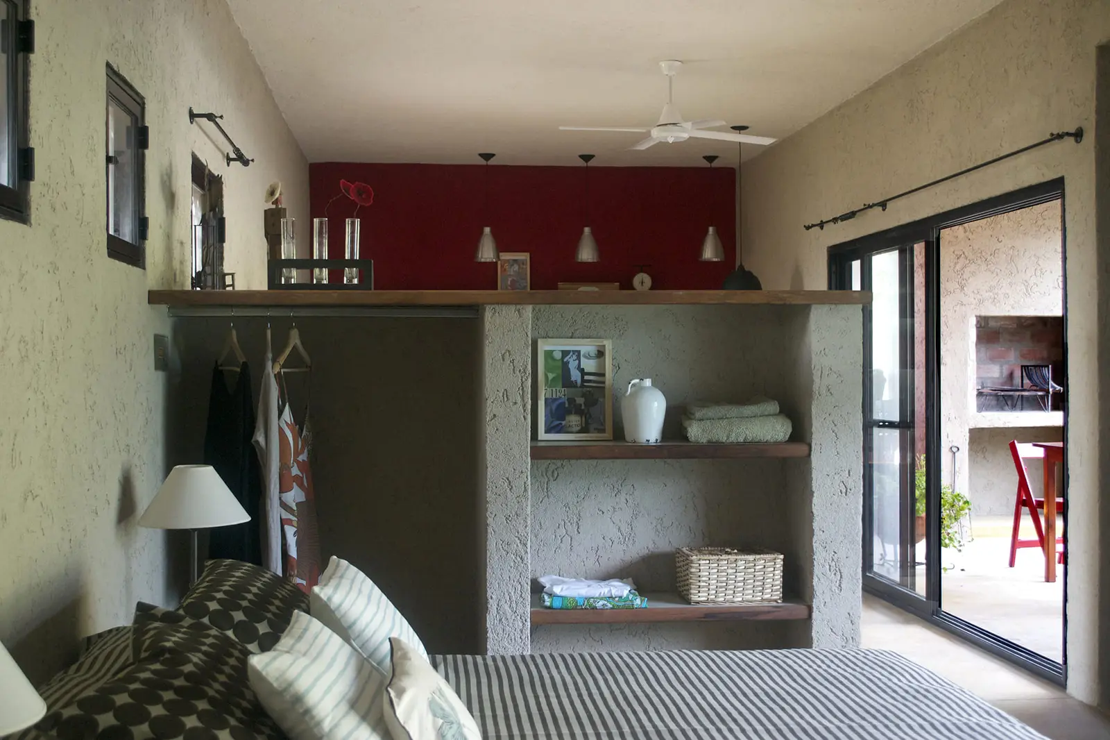Loft con dormitorio, living y cocina integrados